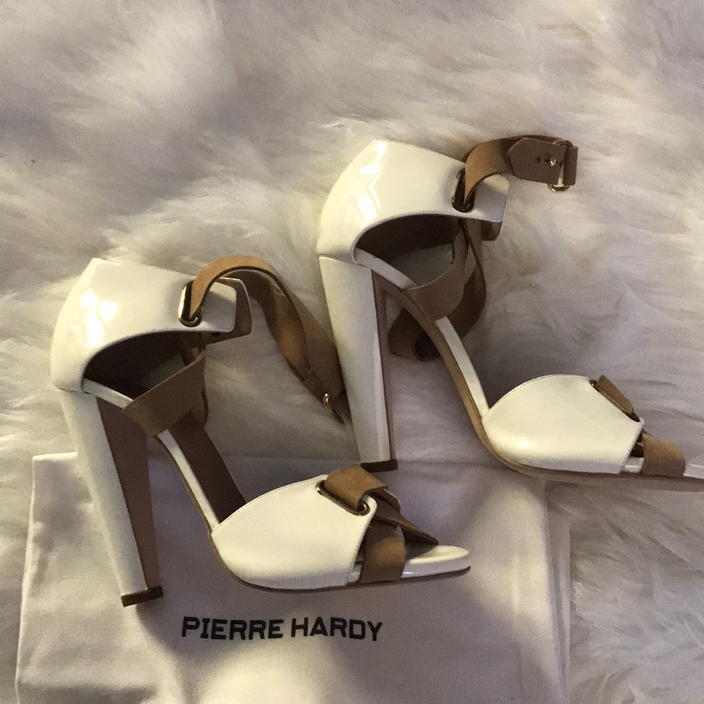 🌟HP🌟NWT Pierre Hardy Patent/Nubuck Heels - Picture 4 of 8